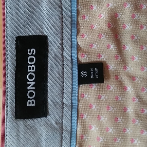 Bonobos flat front shorts. Sugar berry red, size32 - Picture 3 of 4